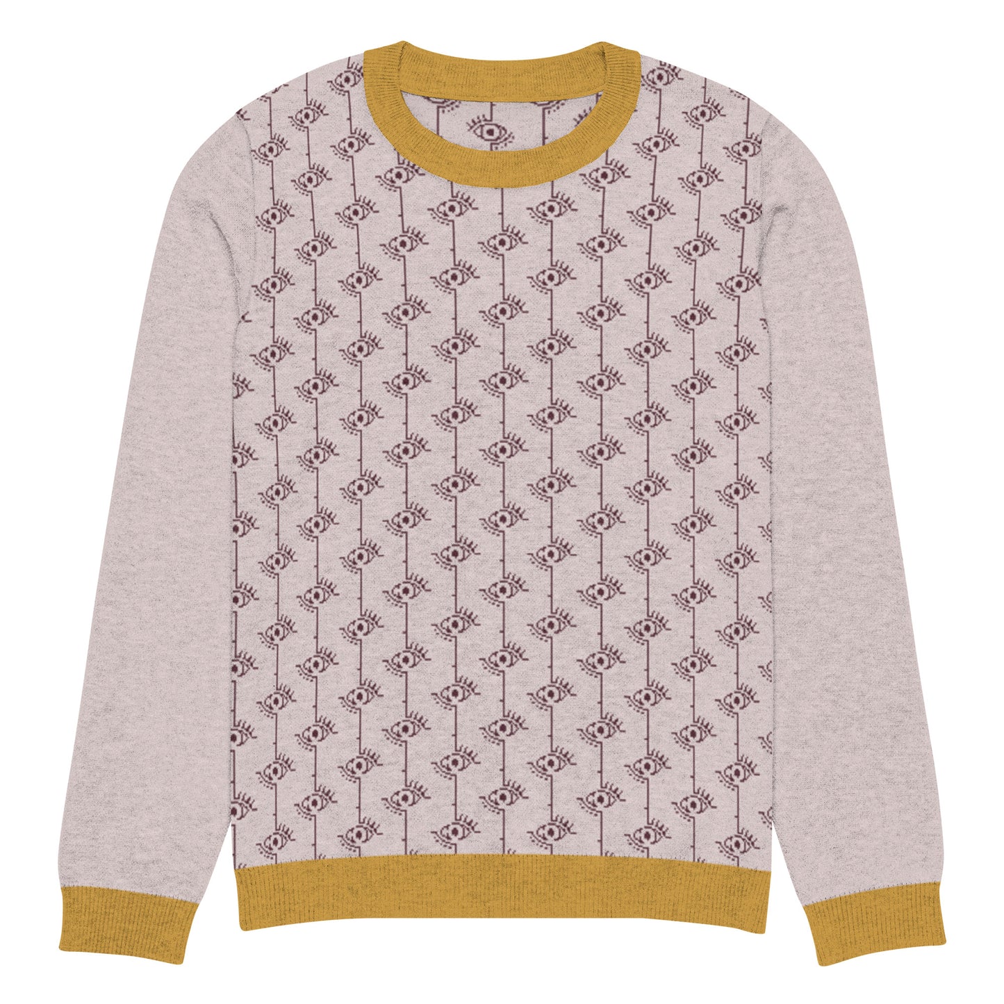 Klassischer Strickpullover mit Rundhalsausschnitt