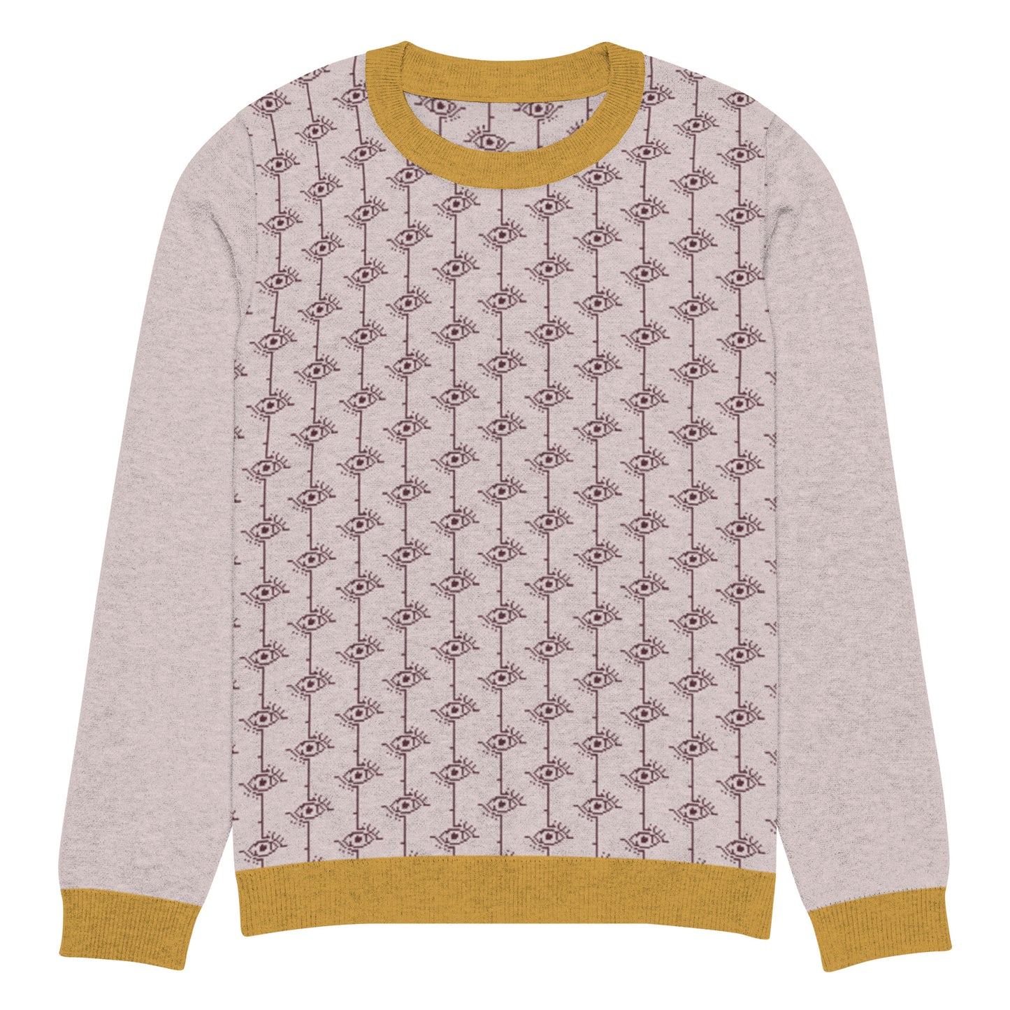 Klassischer Strickpullover mit Rundhalsausschnitt