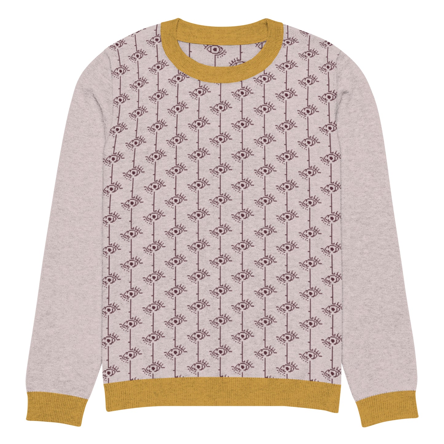 Klassischer Strickpullover mit Rundhalsausschnitt