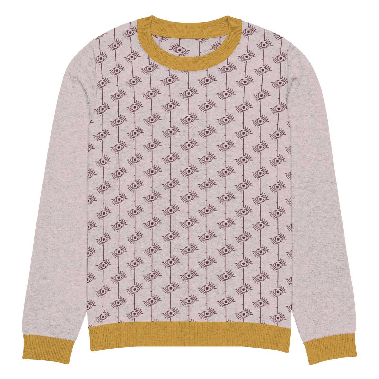 Klassischer Strickpullover mit Rundhalsausschnitt