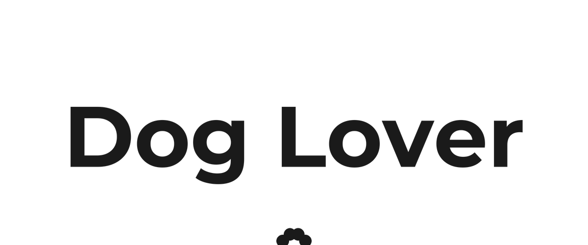 Dog Lover Tasse — Emaille-Becher 350ml