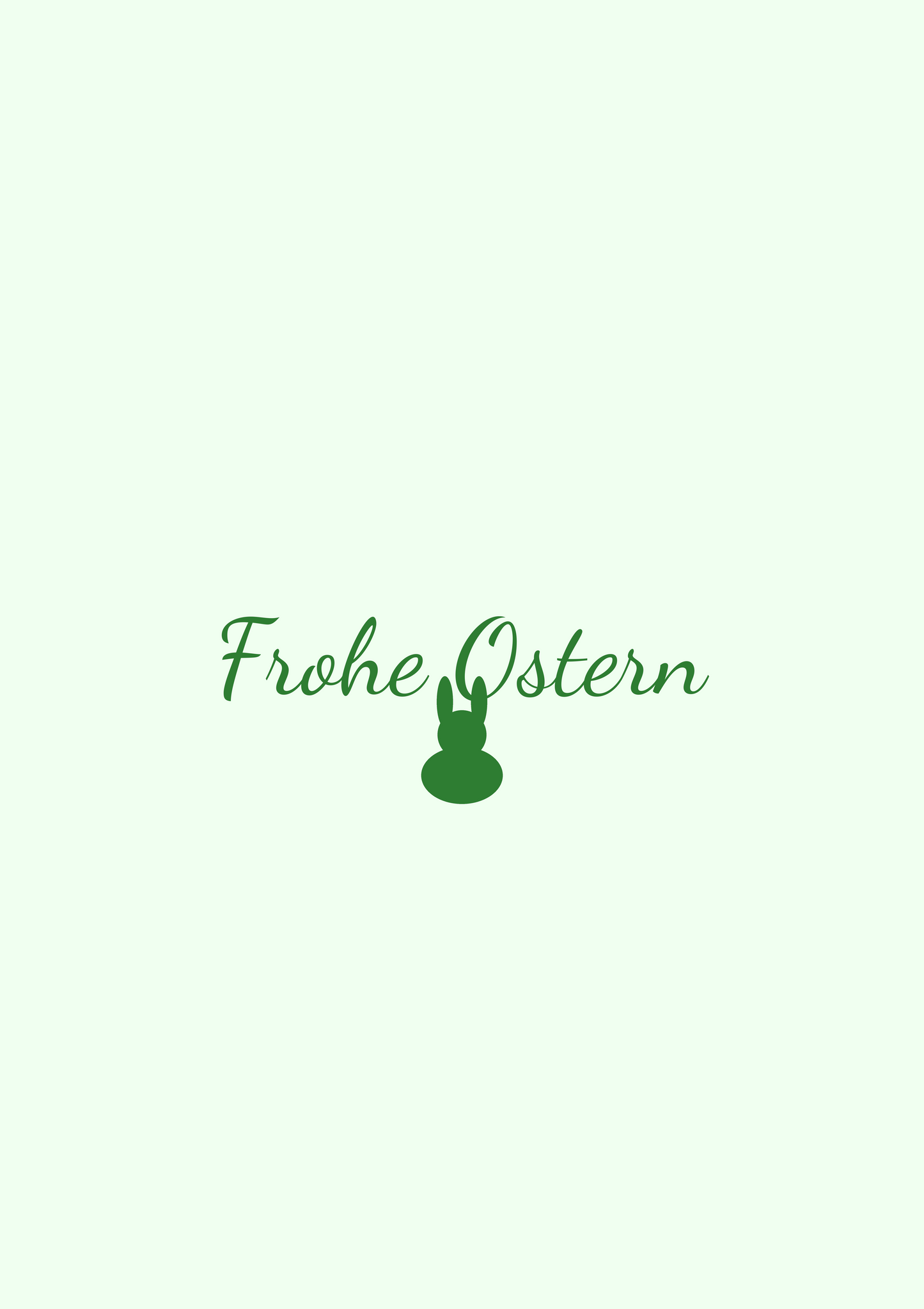 Frohe Ostern Poster — Gerahmtes Wandbild