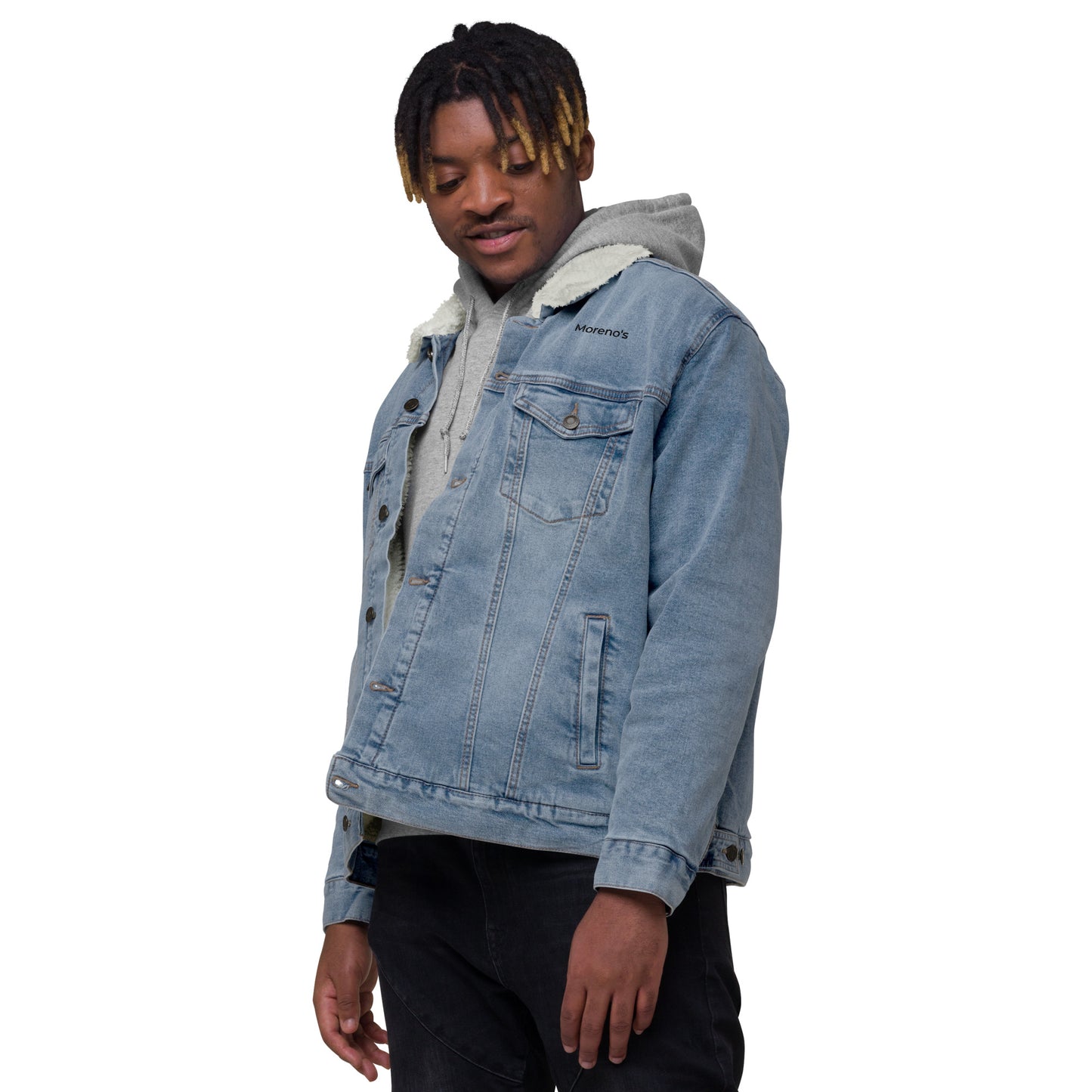 Unisex Sherpa Jeansjacke
