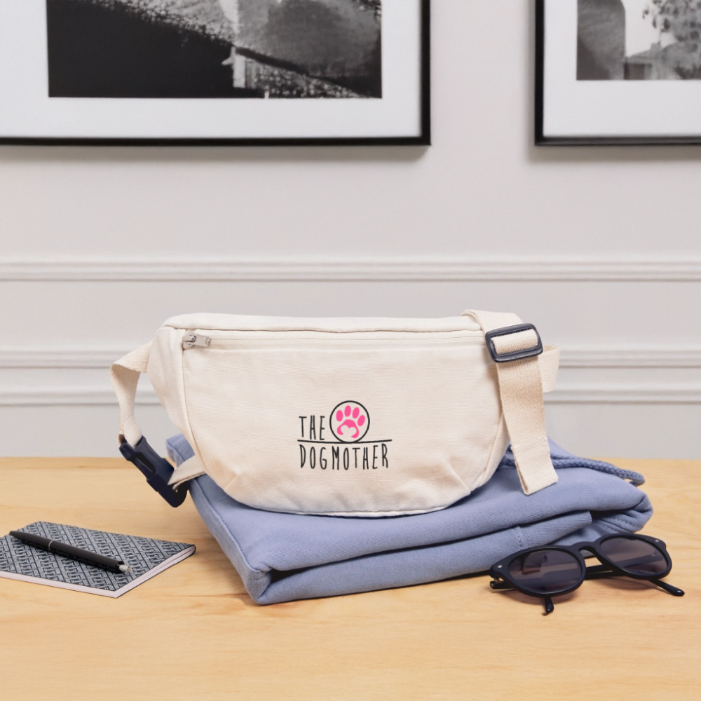 "Doggy Bag" - Hundetasche | recycelte Gürteltasche - Naturweiß