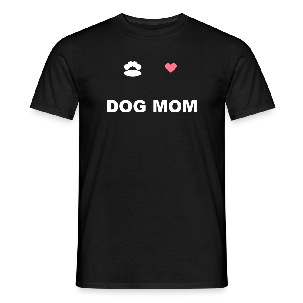 Dog Mom T-Shirt Schwarz