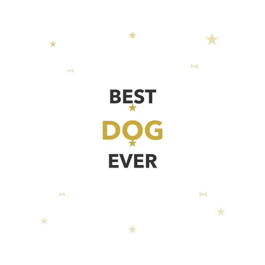 Best Dog Ever - Tasse mit Sternen
