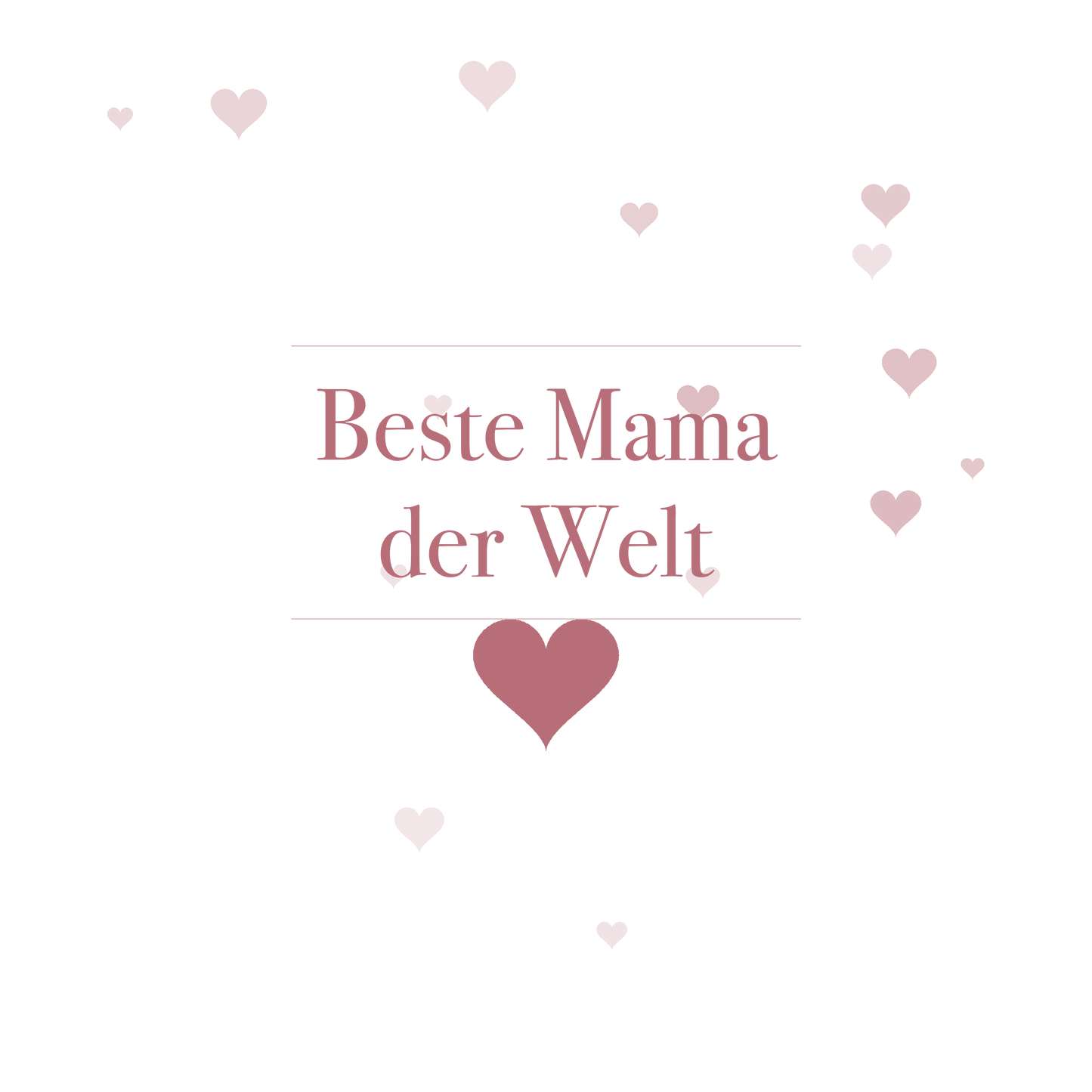 Beste Mama der Welt - Premium Poster