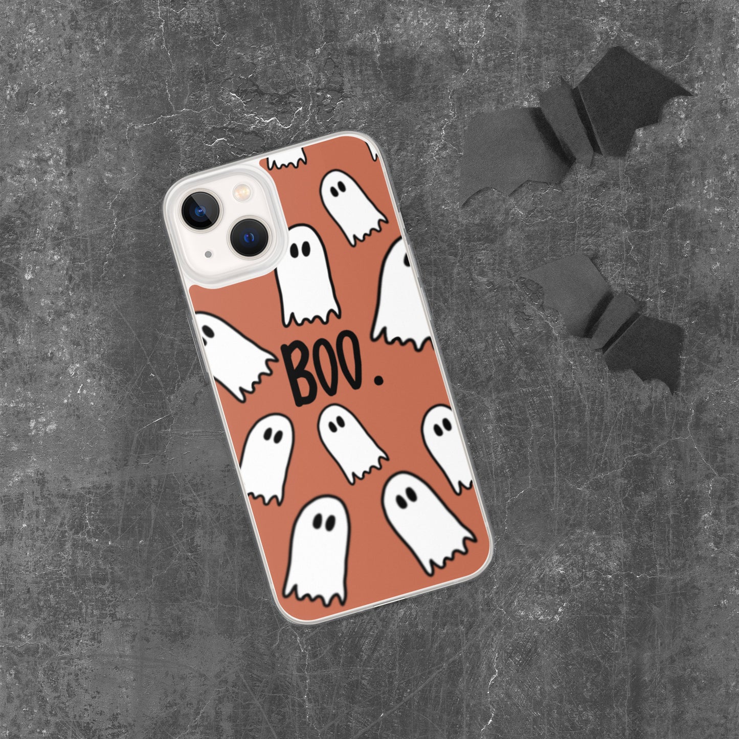 iPhone Case Boo ghost mobile phone case Boo ghost Halloween cute