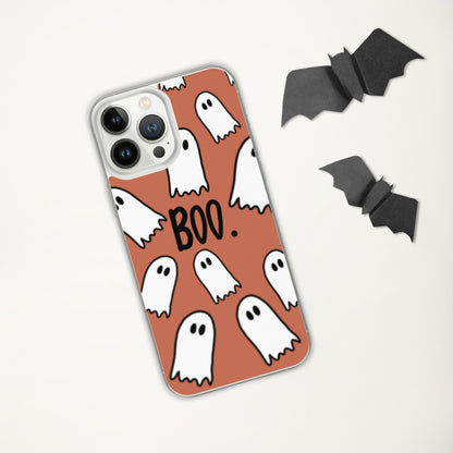 iPhone Case Boo ghost mobile phone case Boo ghost Halloween cute