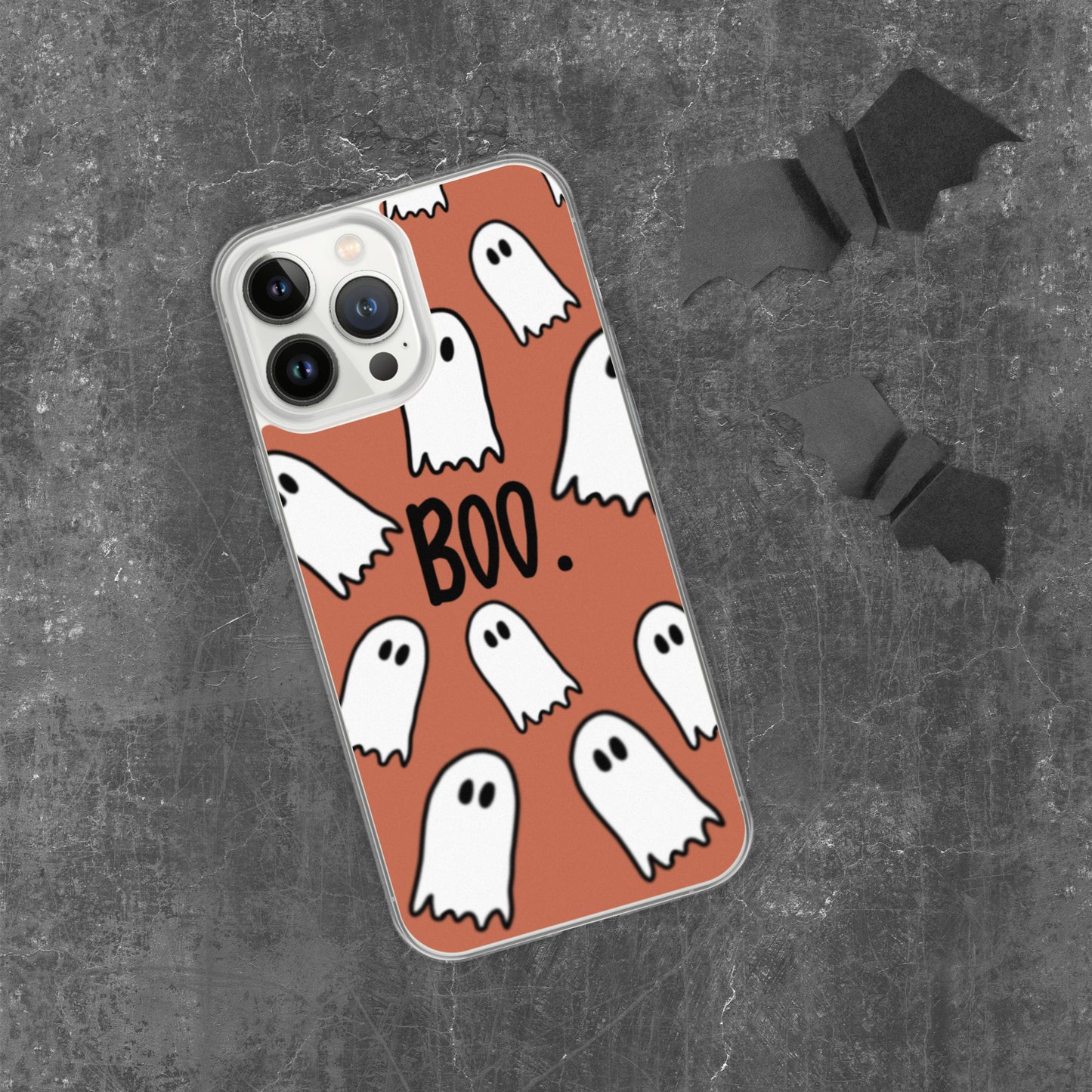 iPhone Case Boo ghost mobile phone case Boo ghost Halloween cute