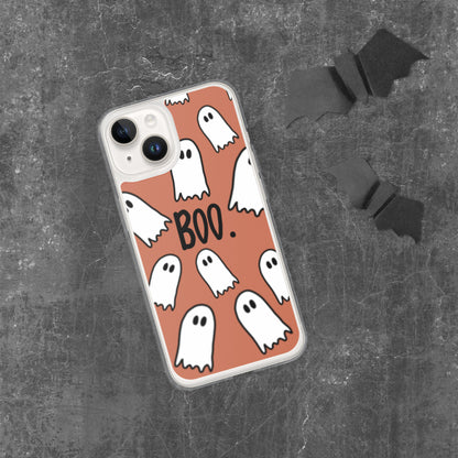 iPhone Case Boo ghost mobile phone case Boo ghost Halloween cute