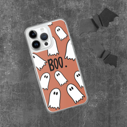 iPhone Case Boo ghost mobile phone case Boo ghost Halloween cute