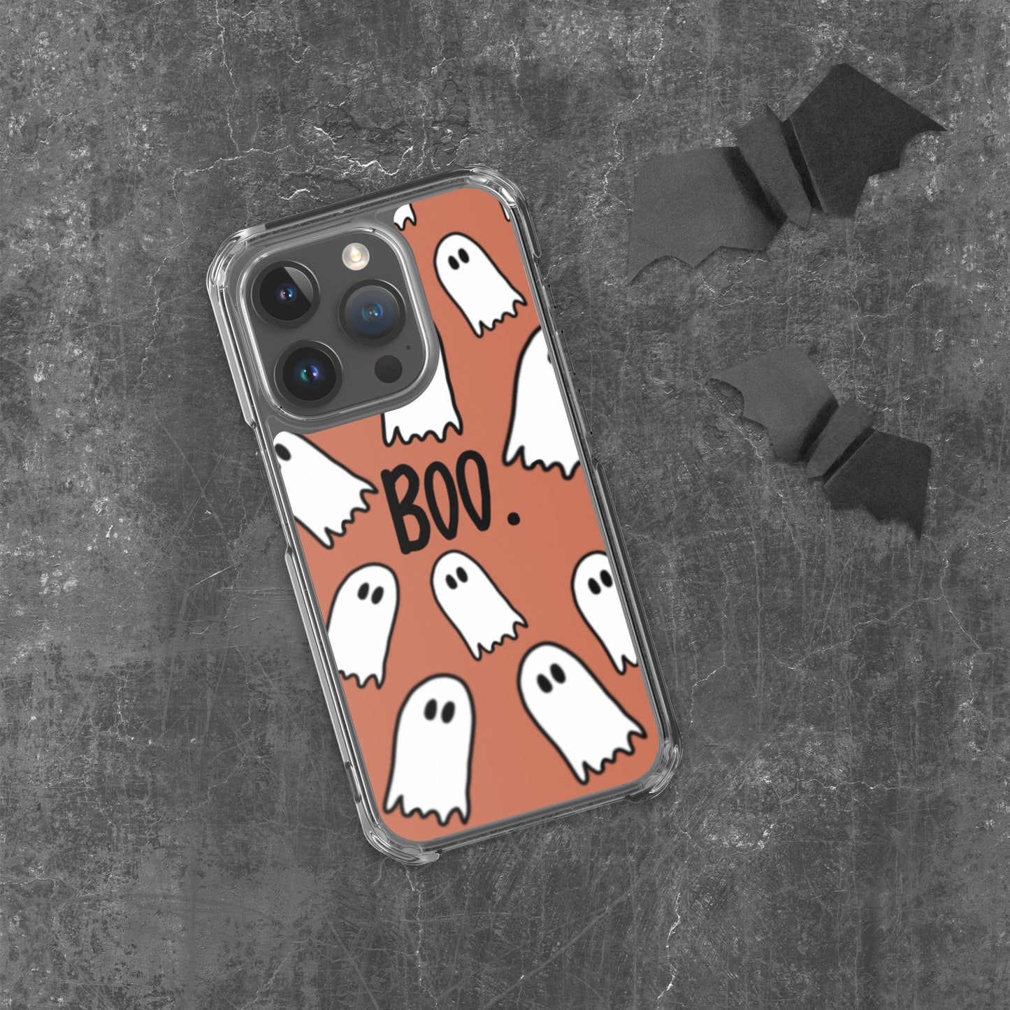 iPhone Case Boo ghost mobile phone case Boo ghost Halloween cute