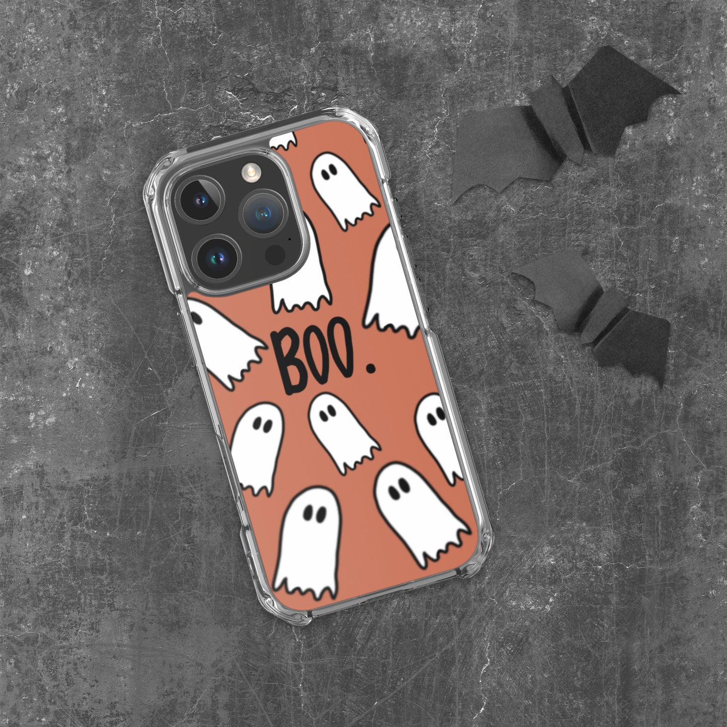 iPhone Case Boo ghost mobile phone case Boo ghost Halloween cute