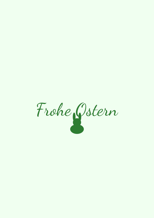 Frohe Ostern Poster — Gerahmtes Wandbild
