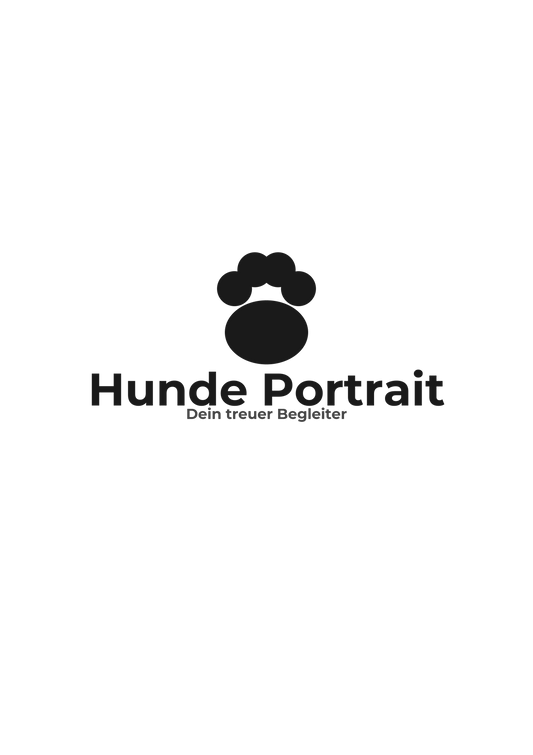 Hunde-Portrait Poster — Personalisiert